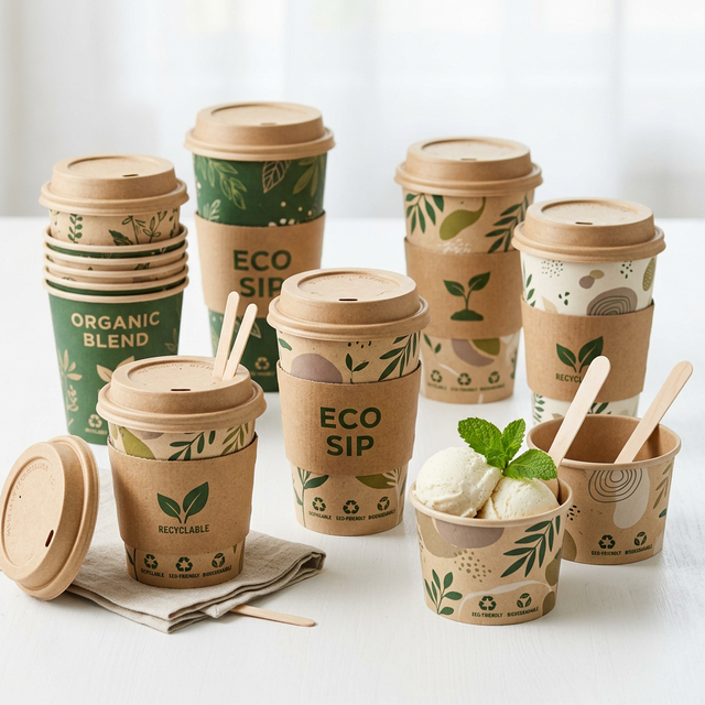 EcoSip Recyclable Cups Collection